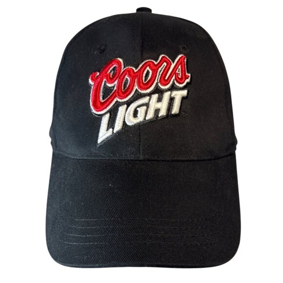Coors Light Black Baseball Hat Maxim Golf Experience Adjustable Rip It Headgear - Picture 1 of 6